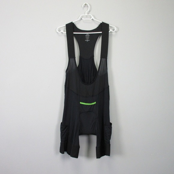 ZOIC Cycling Bib Shorts Men XL Black Padded Bike Biking Pockets Activewear 306 - Picture 1 of 16